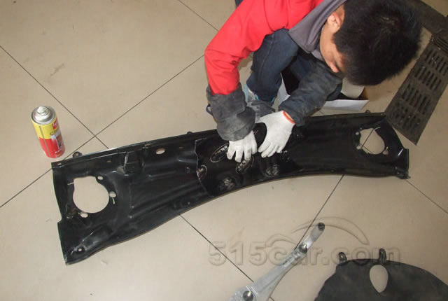 U槽隔音施工中