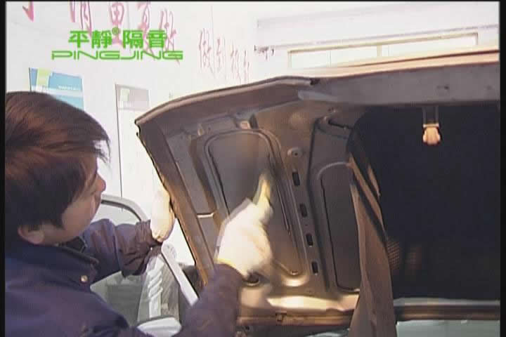 引擎盖棉的用法演示