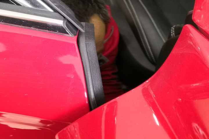 前门A柱缝隙密封